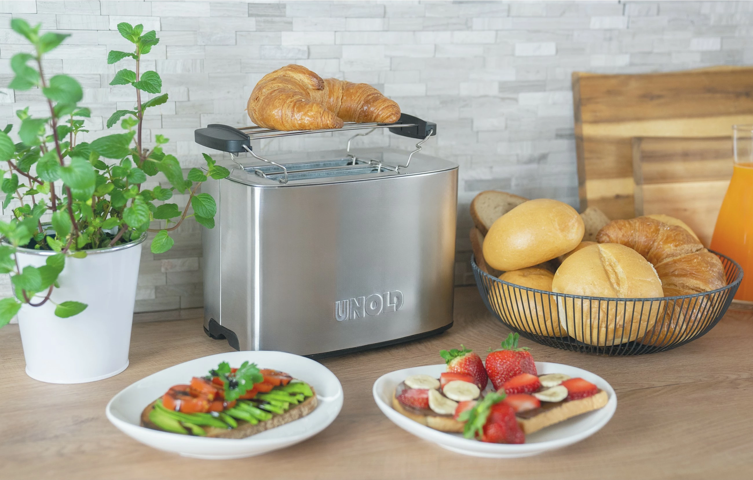 Toaster, 2 rezini, Inox UNOLD Thommy Toaster, 2 rezini, Inox UNOLD Thommy