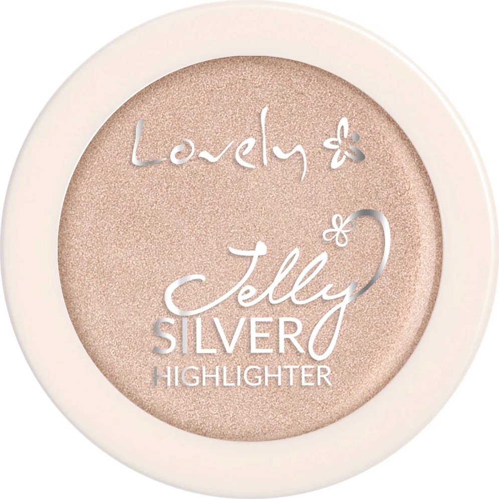 Jelly highlighter, srebrna — Lovely, 1 kos