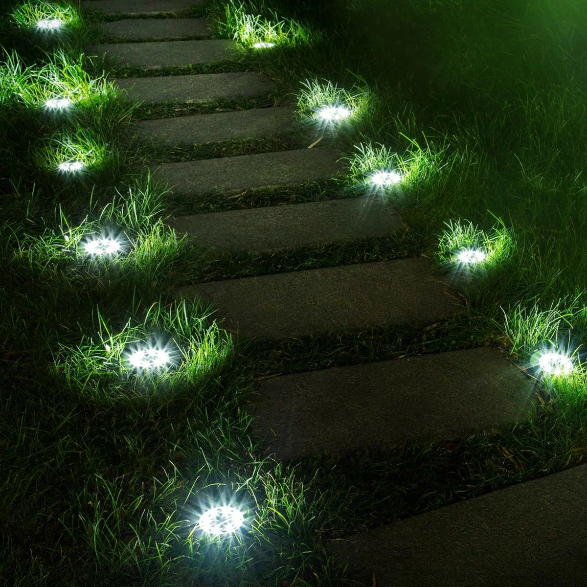 Solarna svetilka za vrt Maclean MCE318, 12 LED SMD, 4000K, IP44