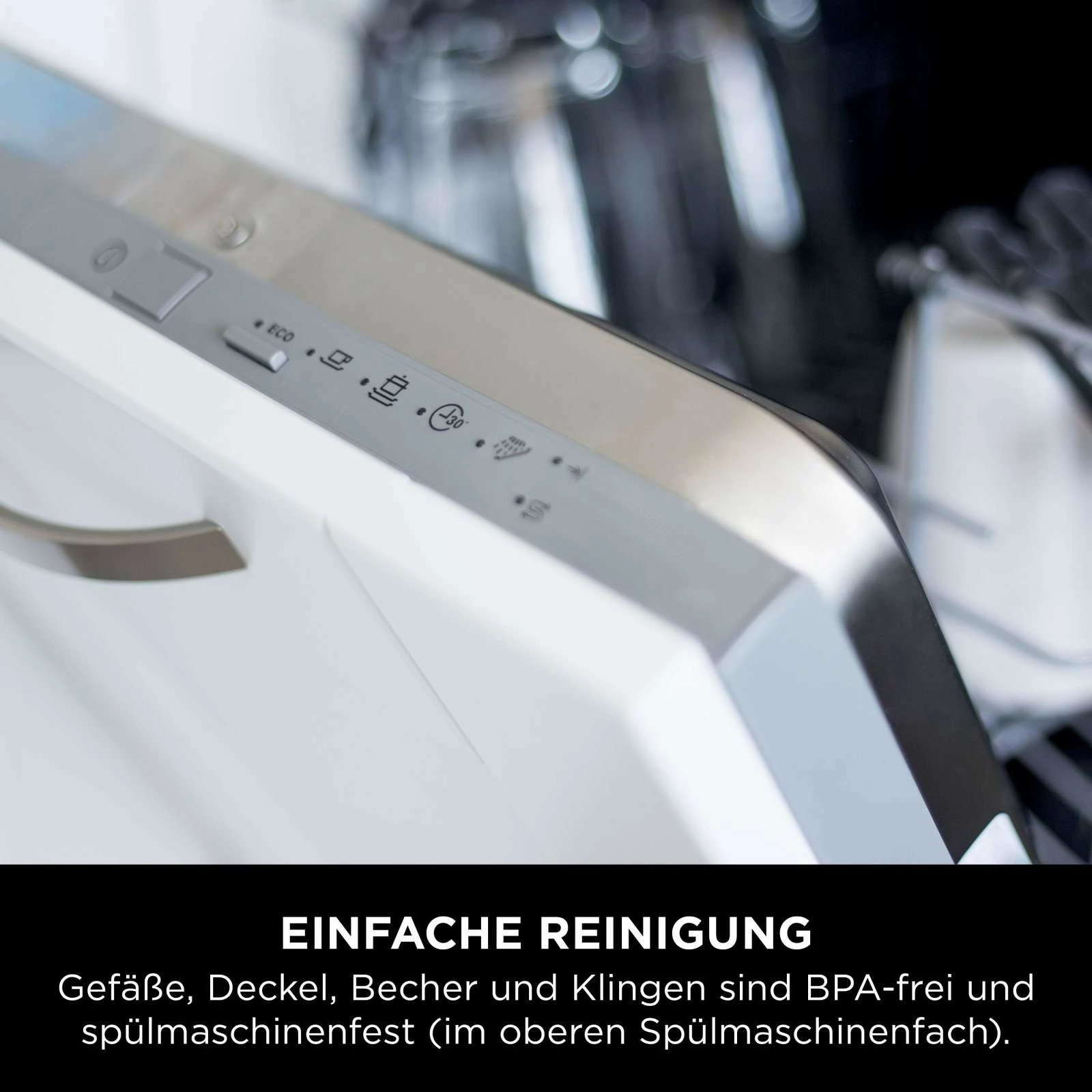 Blender za mizo Detect Power Mixer Pro, 2,1 L, 1200 W, črn/šiljast