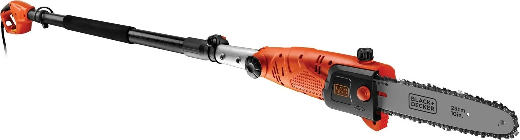 Električni obrezovalnik z verigo Black & Decker PS7525-QS, 18 V, 3,5 cm, črno/oranžen