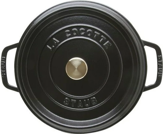Pekače in posoda za kuhanje Staub La Cocotte 3,8 L, litega železa, črn