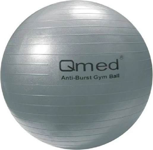 Rehabilitacijska žoga z zračno črpalko MDH, 85 cm, srebrna