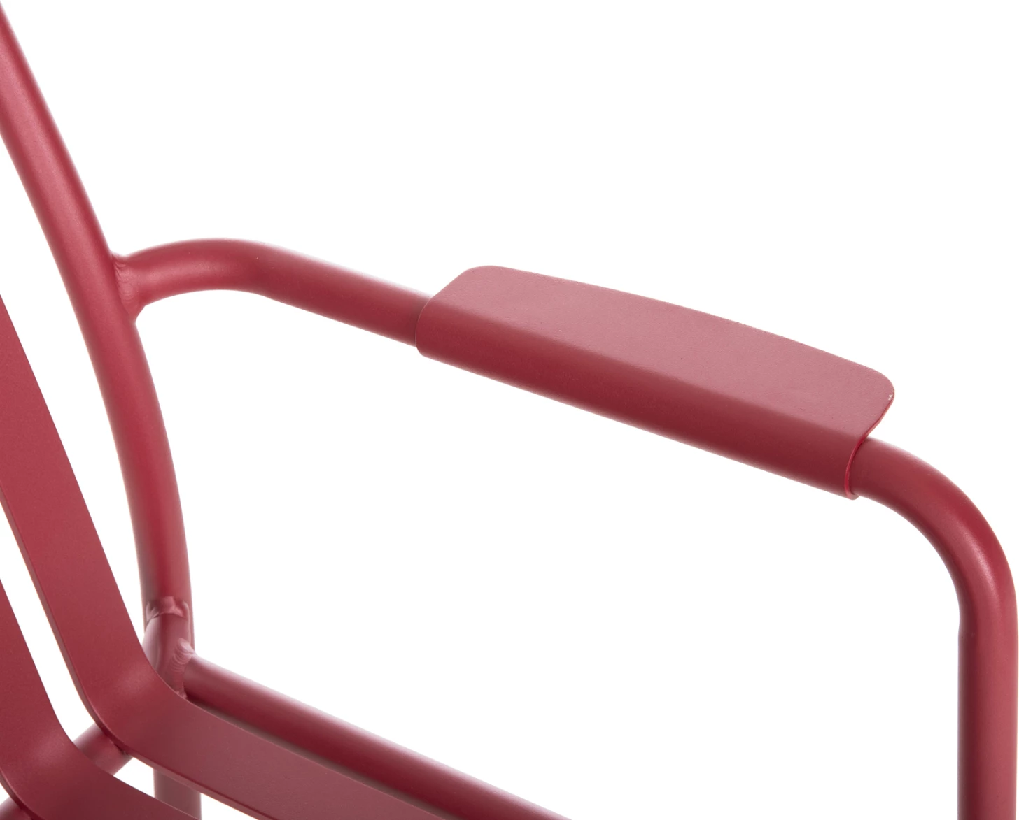 Aluminijasti naslanjač RACHEL FH6088.05 rdeč 63x58x85Hcm