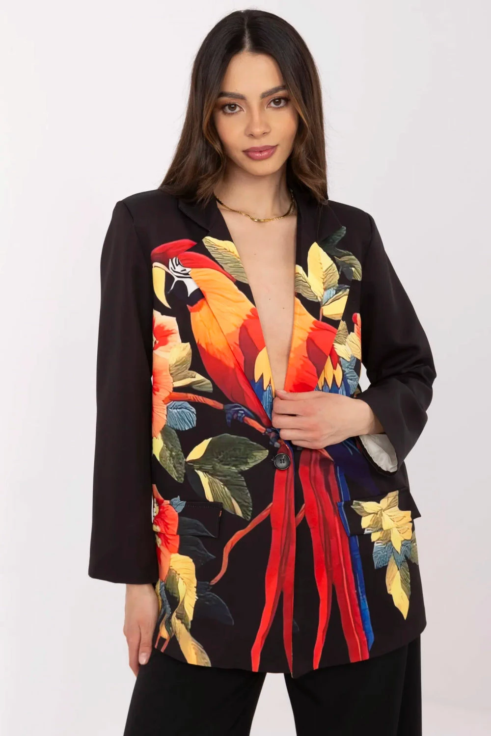 Jakna ženska Italy Moda 212531, črna