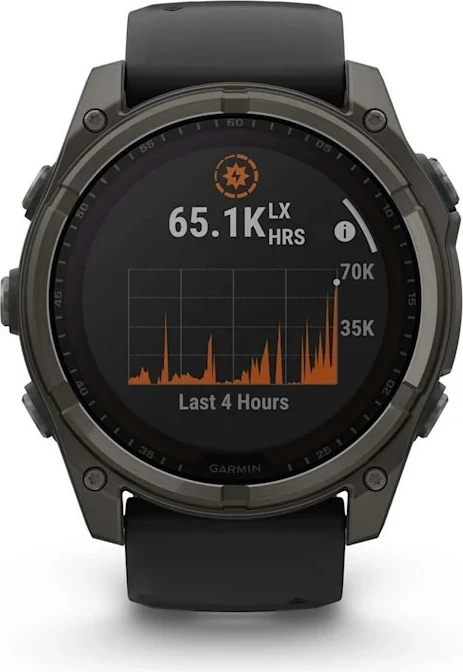 Pametna ura, Garmin fenix 8, 51 mm, 32 GB, titan, črna