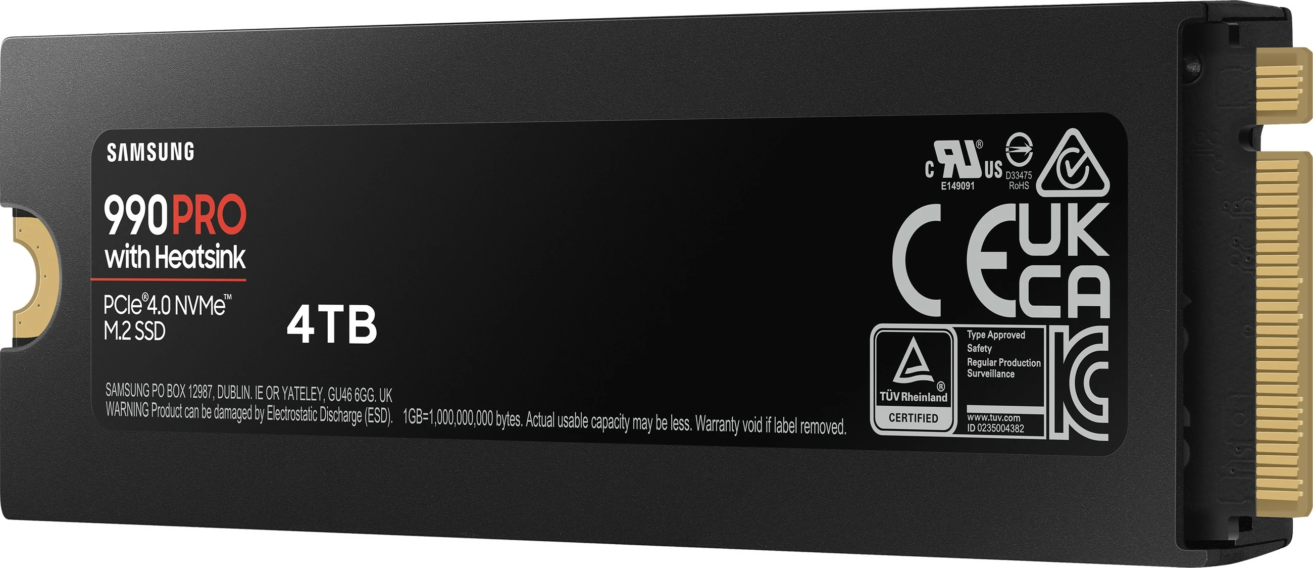 SSD visokih zmogljivosti, Samsung 990 PRO, 4 TB, M.2 2280 PCIe x4 Gen4 NVMe SSD visokih zmogljivosti, Samsung 990 PRO, 4 TB, M.2 2280 PCIe x4 Gen4 NVMe