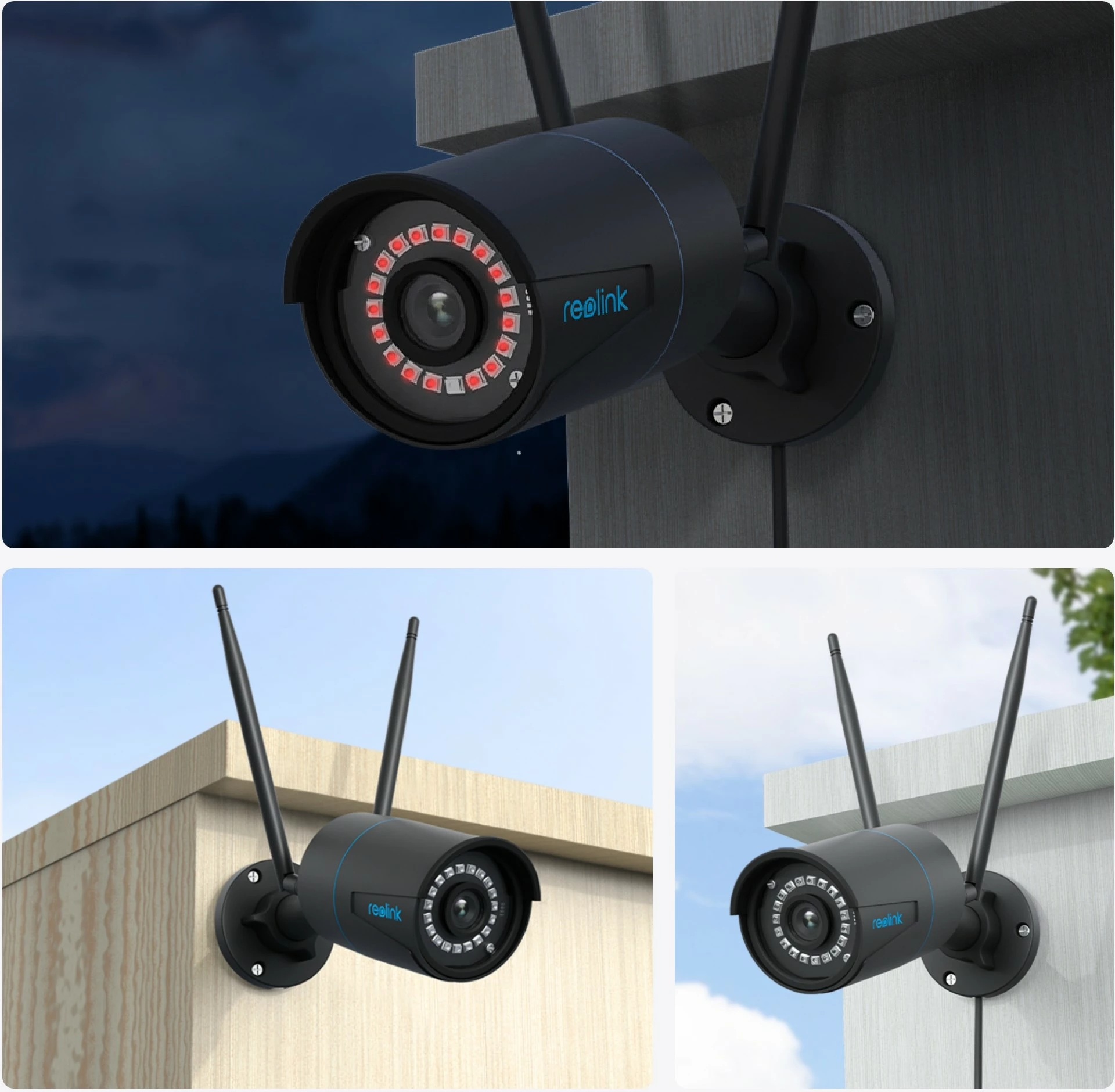 Varnostna kamera Reolink W320-B, 5MP, Wi‑Fi 2.4/5 GHz, črna