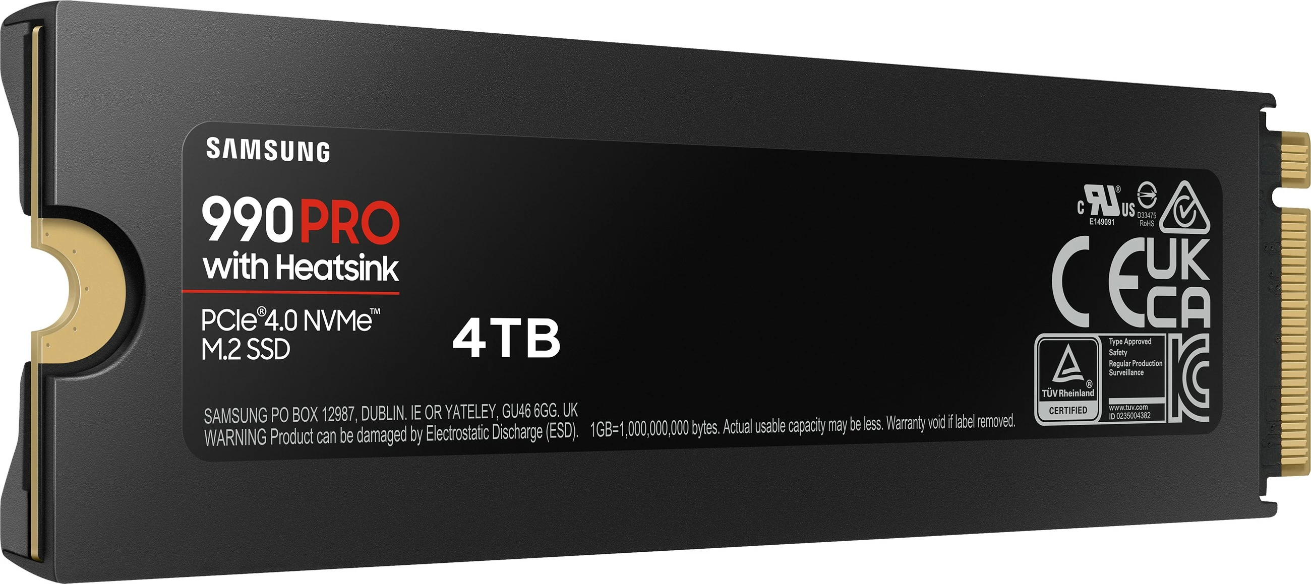 SSD visokih zmogljivosti, Samsung 990 PRO, 4 TB, M.2 2280 PCIe x4 Gen4 NVMe SSD visokih zmogljivosti, Samsung 990 PRO, 4 TB, M.2 2280 PCIe x4 Gen4 NVMe