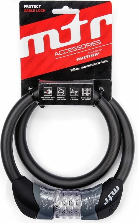 Varnostni kabel za kolo Meteor Protect 31525, Aqua-Speed