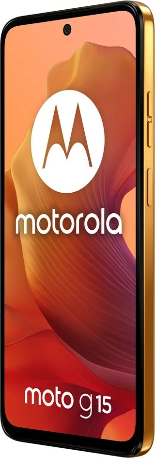 Pametni telefon Motorola moto g15, 6,72", Dual SIM, Android 15, 4G, 8 GB RAM, 128 GB, oranžen