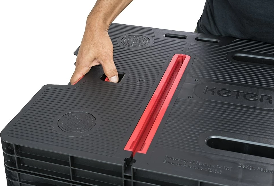 Prenosna delovna miza Keter, 910 mm, črna