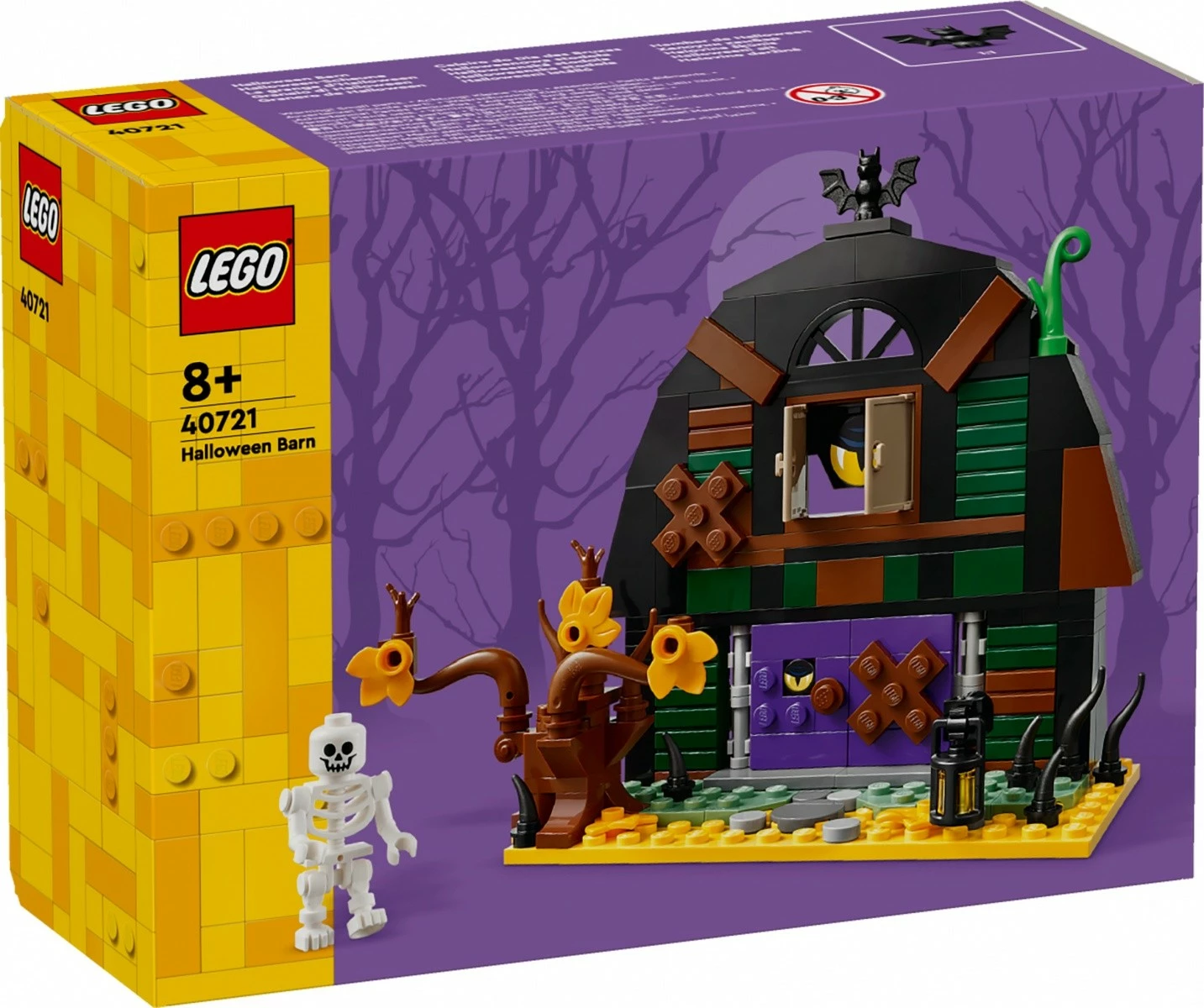 Gradbeni set Halloween skednjak, LEGO 40721, 205 kosov, za otroke, večbarven
