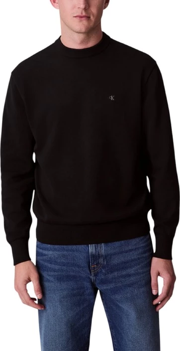 Majica z dolgimi rokavi Calvin Klein Jeans, moški, črna