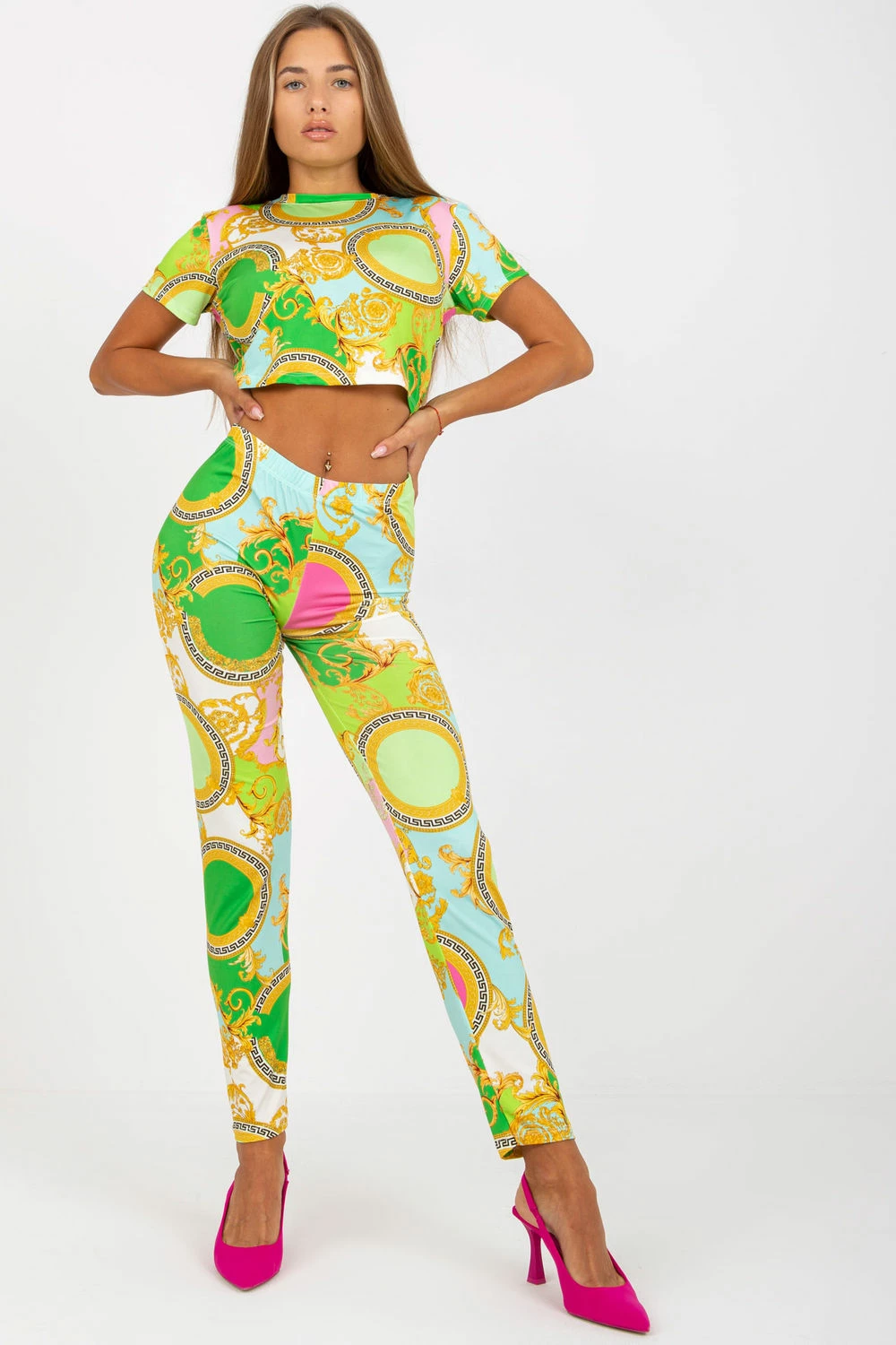 Poletni set za ženske Italy Moda 168594, zelen