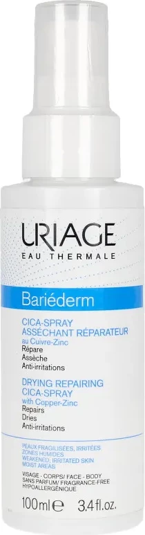 Spray za popravilo kože, Uriage Bariederm Cica-Spray unisex 100 ml