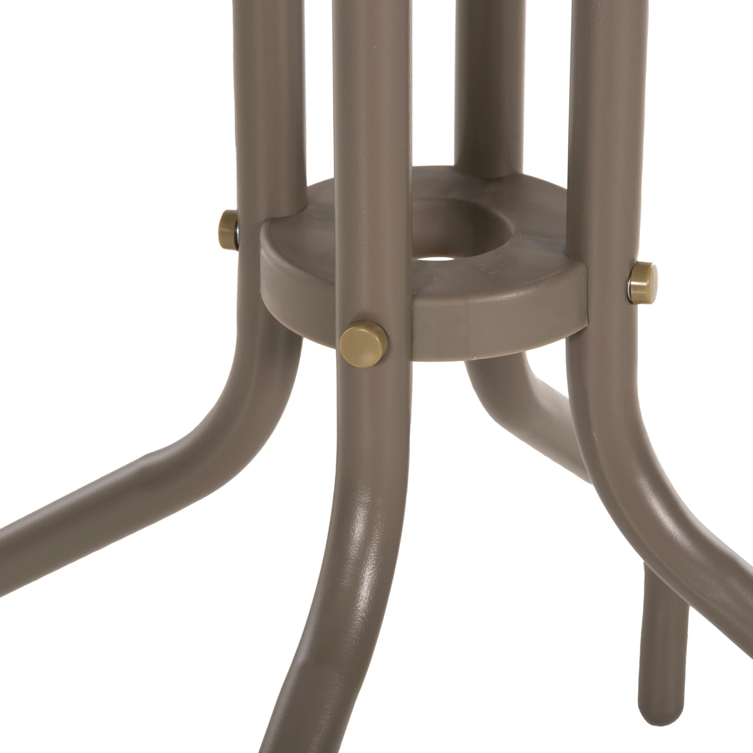 Zunanja okrogla miza LINO FH5973.04 kovinska v barvi šampanjca Φ60x70Hcm