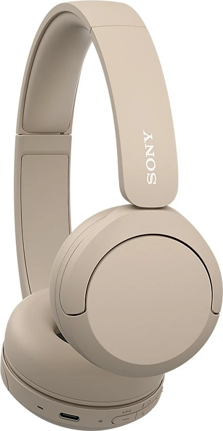 Brezžične slušalke, Sony WH-CH520, Bluetooth 5.2, 40 ur, krem