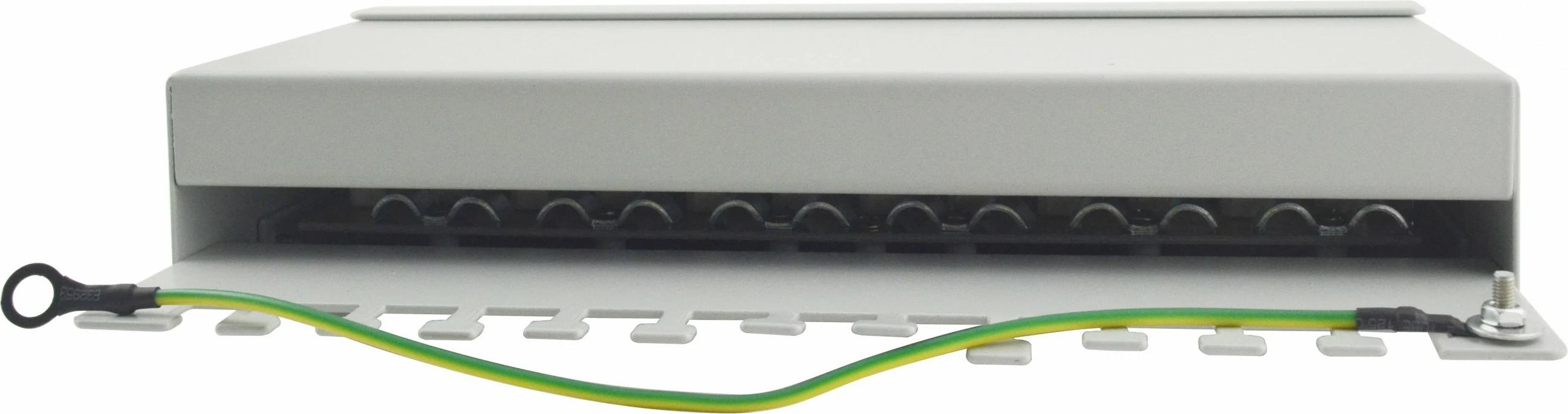 Patch panel 12-vrat Cat6, RJ-45, 1U, bel — Equip