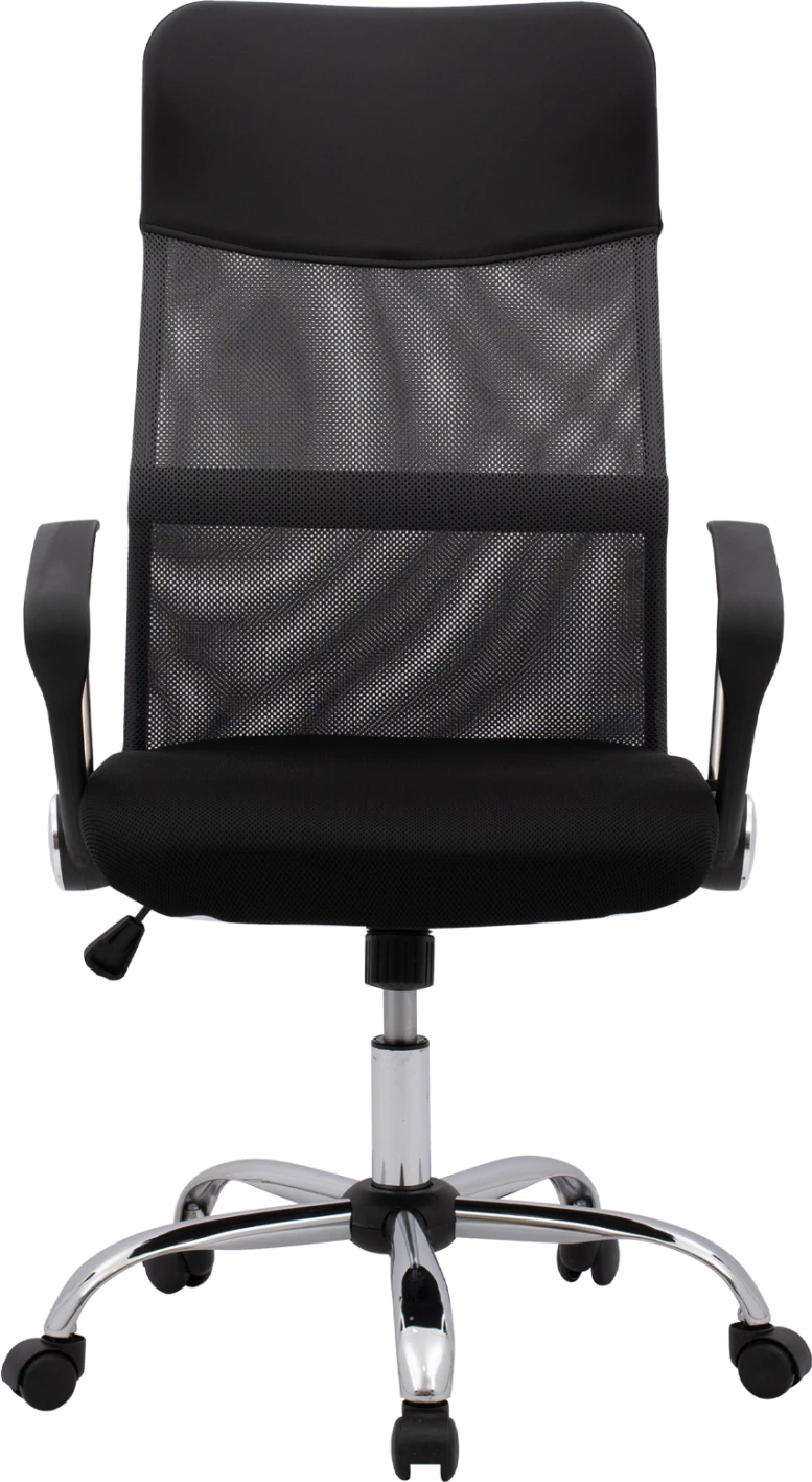 Pisarniški stol CABLE FH1000.10 Črna Siva Mreža kromirana noga 61x58x118