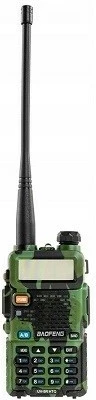 Walkie-talkie kamuflažni BAOFENG UV-5R HTQ, 1800 mAh, komplet z dodatki