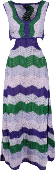 Obleka Pinko, ženska, vijolična