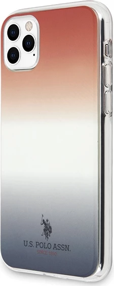 Ovitek za telefon rdeče-modri gradient U.S. Polo Assn. USHCN58TRDGRB za iPhone 11 Pro