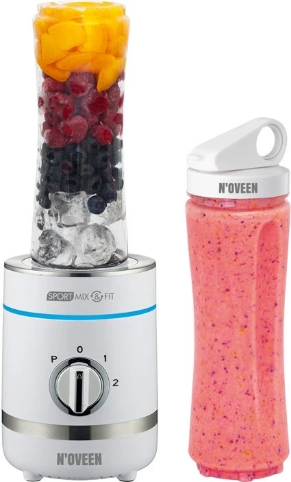 Blender za namizje Noveen Sport Mix & Fit SB1100 X-LINE, 0,6 L, 300 W, bel