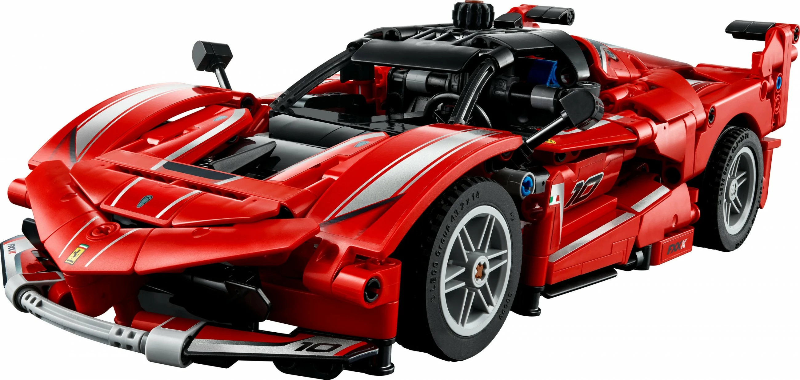 Detajni komplet za sestavljanje Ferrari FXX K LEGO Technic 42212, 897 kosov, večbarven