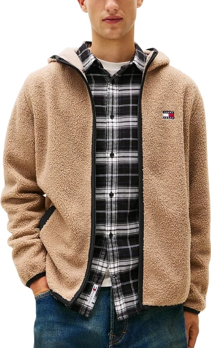 Duks z kapuco Tommy Hilfiger Jeans, bež