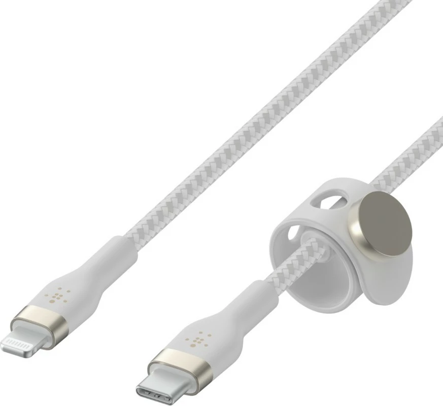 Kabel USB C/Lightning Belkin CAA011BT2MWH, 2 m, bel