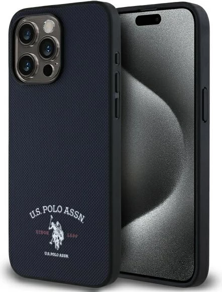 Zaščitni ovoj za iPhone 15 Pro Max 6.7", U.S. Polo Assn. USHCP15XPARV, navy