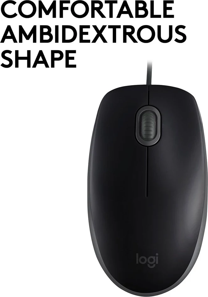 Tiho miško Logitech B110, črna
