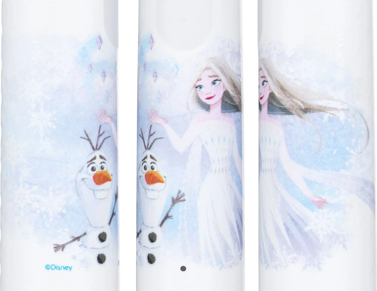 Električne zobne ščetke za odrasle in otroke Braun Oral-B Pro 3 3000 White + Oral-B Junior Frozen 6+, 2 kosa, bela