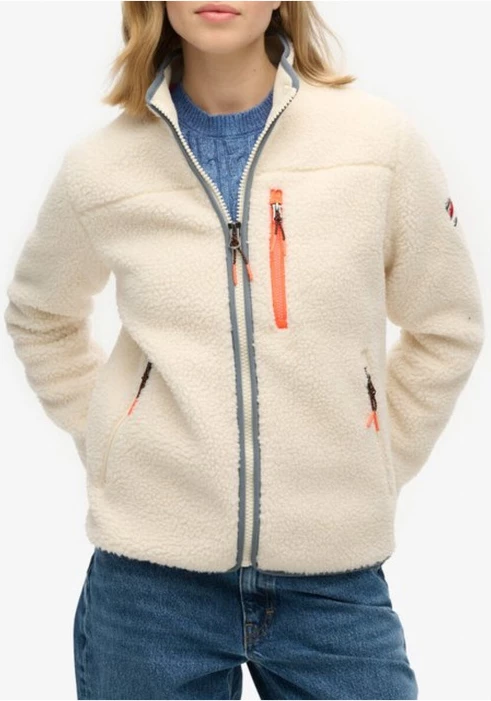 Jakna Superdry, ženska, bela