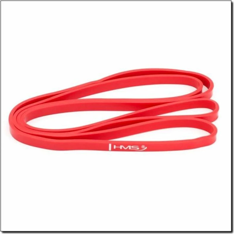 Elastični trak za vadbo HMS GU05, rdeč