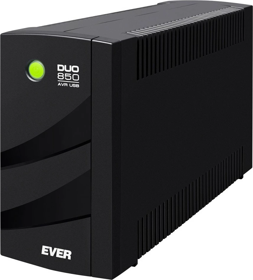 UPS Ever DUO 850 AVR USB, 850 VA, 550 W, črn