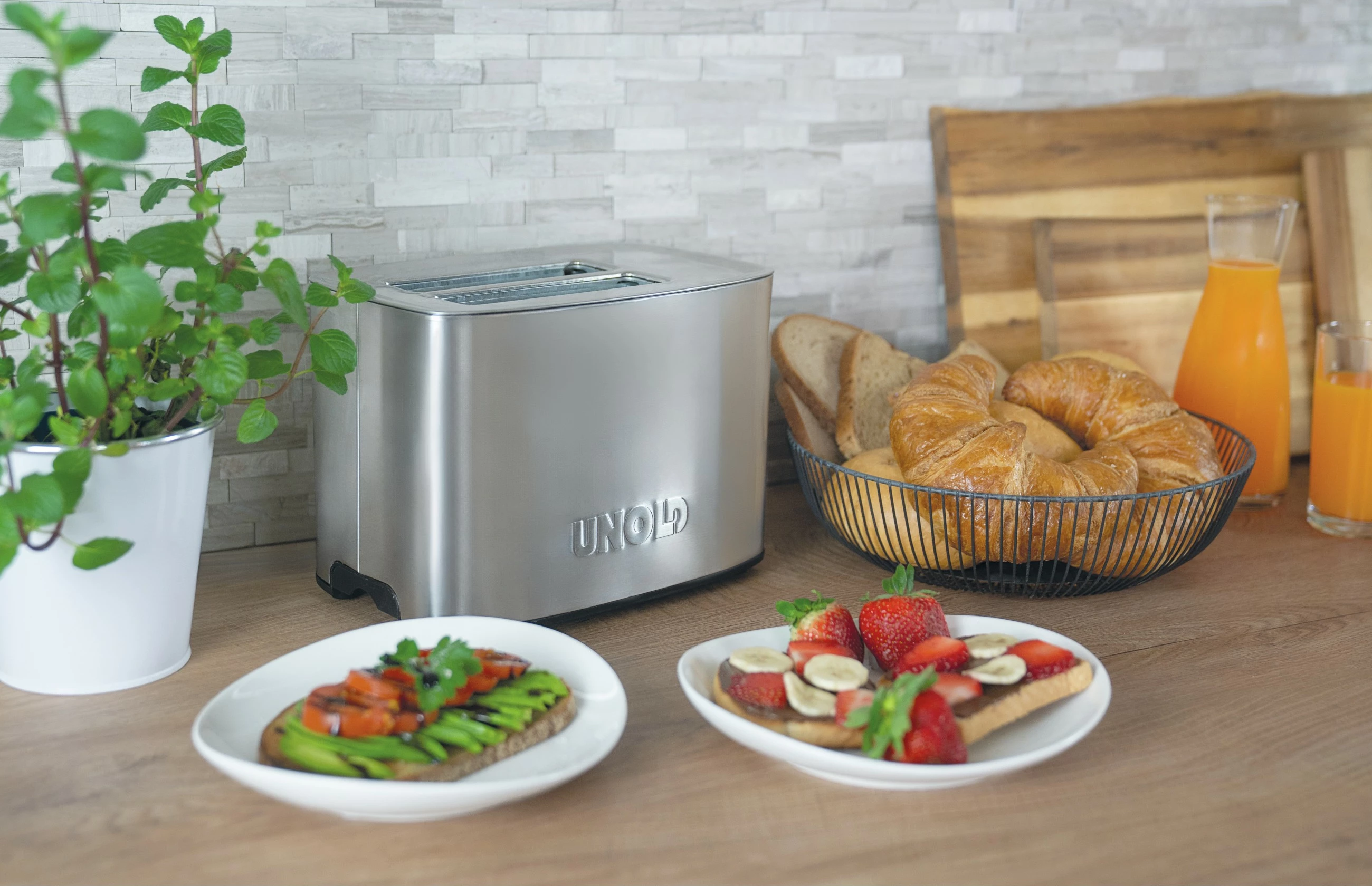 Toaster, 2 rezini, Inox UNOLD Thommy Toaster, 2 rezini, Inox UNOLD Thommy