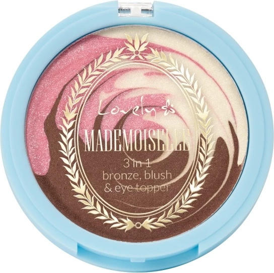 Tekoči rdečilo, bronzer in sijaj za veke 3-v-1 Lovely Mademoiselle, 6 g