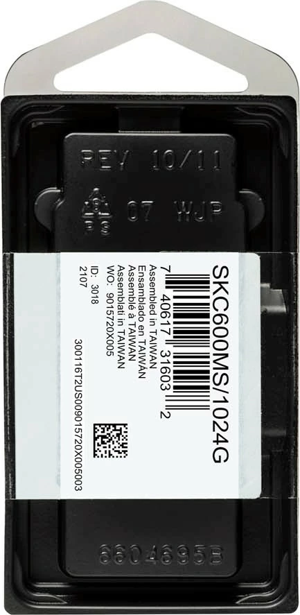 SSD Kingston KC600, 1024 GB, mSATA, modra