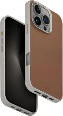 Zaščitni ovitek UNIQ Lyden DS za iPhone 16 Pro 6,3", MagClick, karamel/ivory