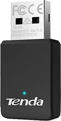 Brezžični adapter Tenda U11, USB, Wi‑Fi 6, 600 Mbit/s, črn