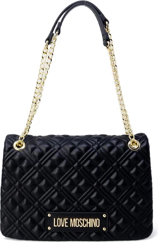 Torba Love Moschino, zlata, za ženske