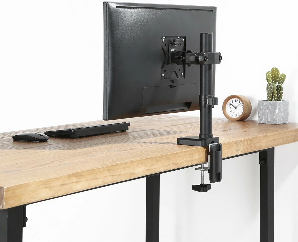 Držalo za monitor za cev/stebro, 17–35", črno, Maclean MC-983