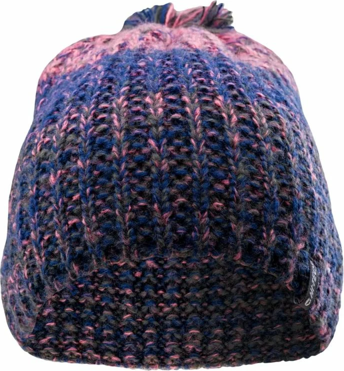 Zimska kapa za ženske Hi-Tec Lady Halla, temno modra in rožnata