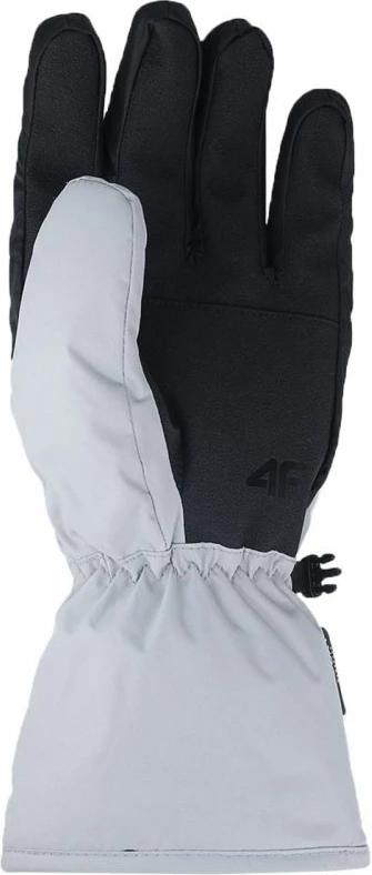 Smučarske rokavice za moške 4F, svetlo sive