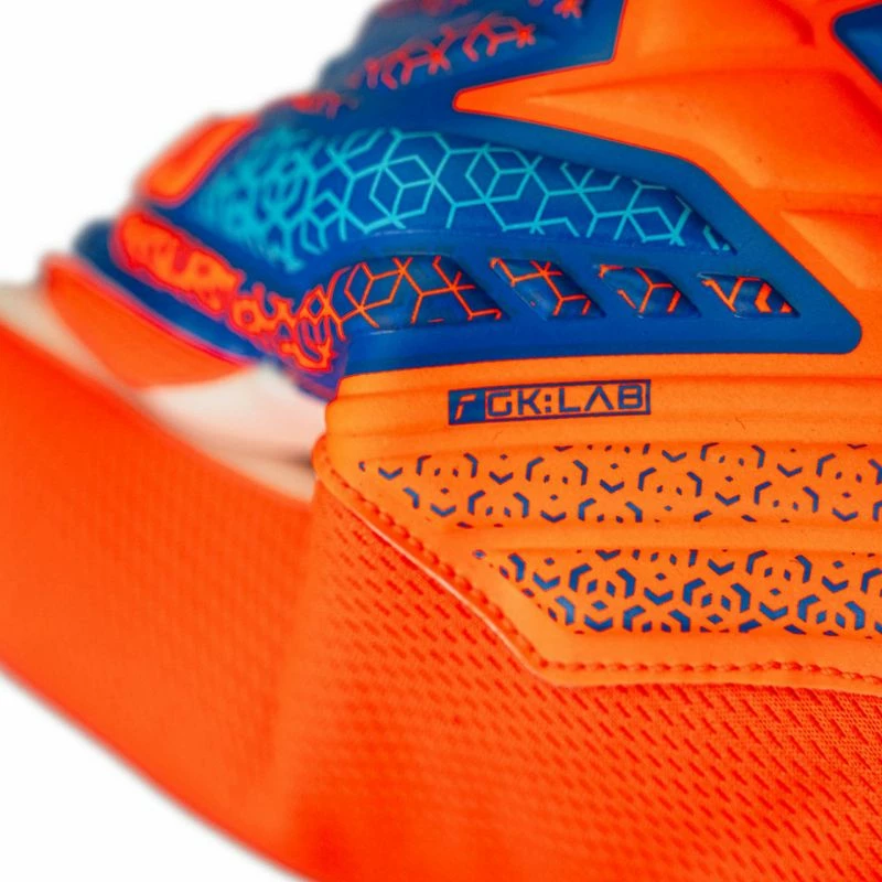 Golmanske rokavice za otroke Reusch Attrakt Starter Solid Jr 5572514 2290, modro-oranžne