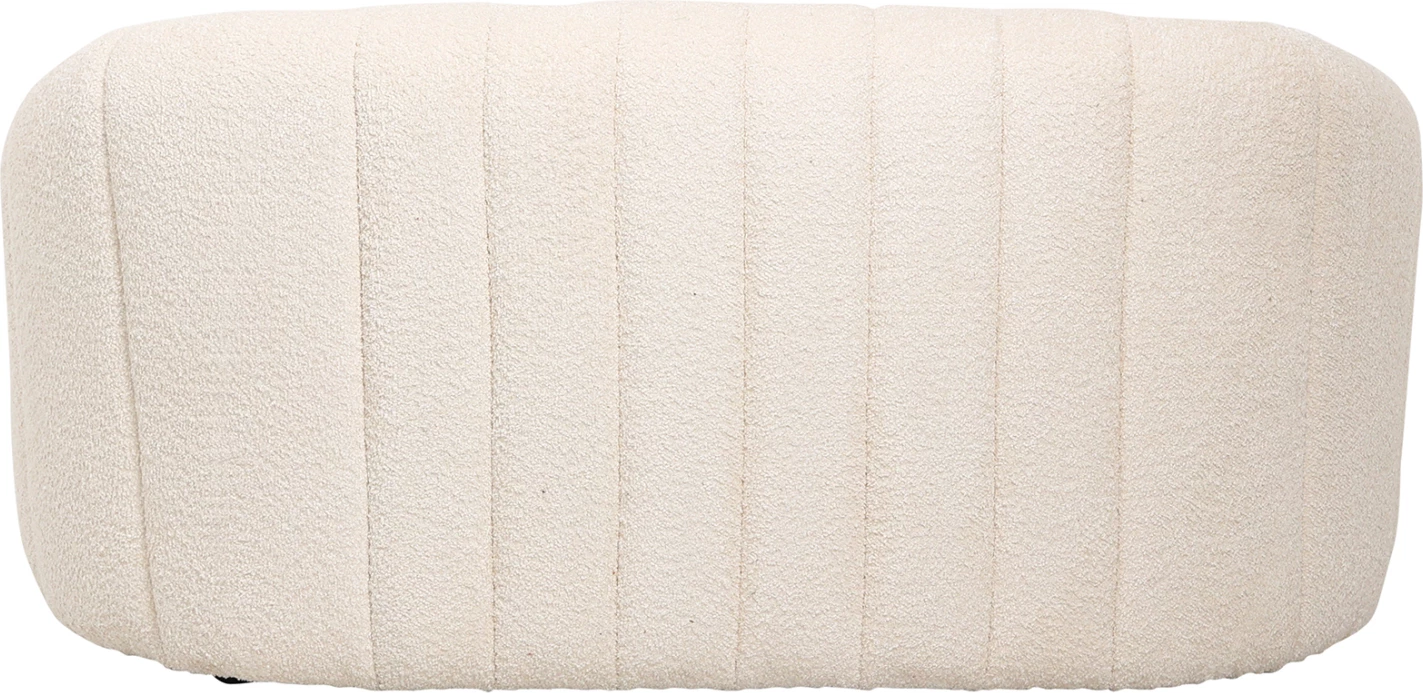 Sedežna garnitura 2-sedežna MOBY FH9595.06 iz blaga boucle v barvi ecru 148x83x66Hcm