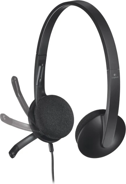 Žične slušalke H340 Logitech, črne