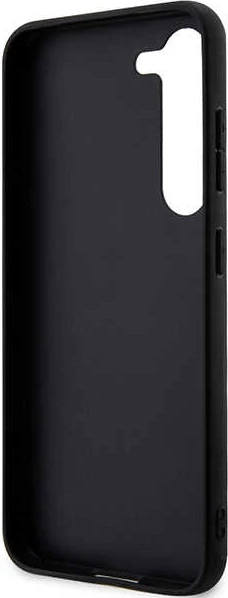 Zaščitni ovitek z vročim žigosanjem Ferrari Hot Stamp Lines za Samsung Galaxy S23+, črn